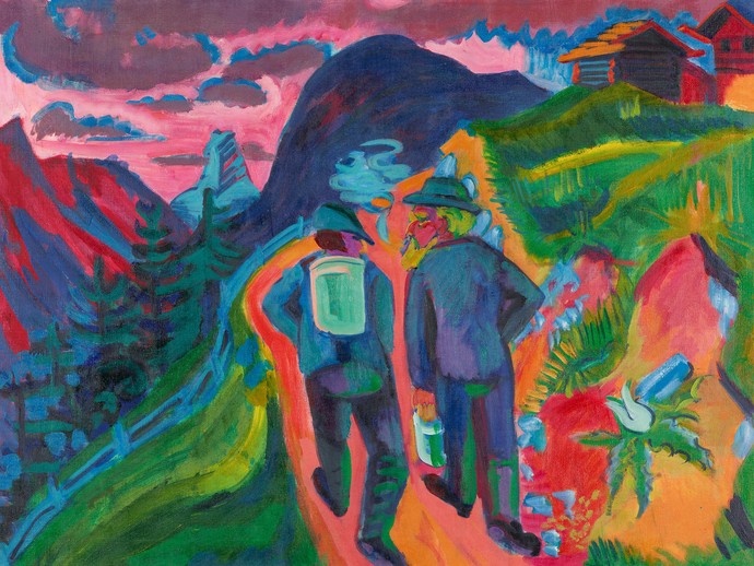 Gemälde von Ernst Ludwig Kirchner Gemälde von Ernst Ludwig Kirchner