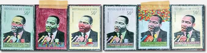 Collage von Martin Luther-King-Bildern