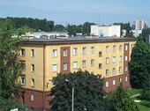 Das Foto zeigt ein Krankenhaus in Polen. Das Foto zeigt ein Krankenhaus in Polen.