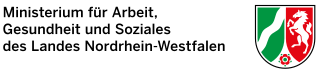 Logo des Ministeriums für Arbeit, Gesundheit und Soziales des Landes Nordrhein-Westfalen