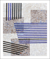 Mosaik von Georg Meistermann an der Fassade des Gebäudes Scharnhorststr. 100 (Volkskundliche Kommission)