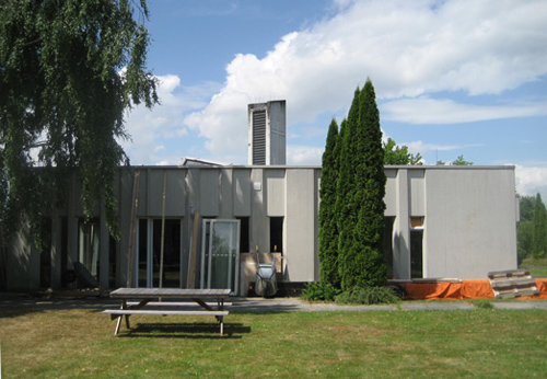 die ehemalige Versöhnungs-Kirche in Langenberg wird zu einem Wohnhaus umgebaut