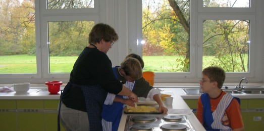 Backgruppe bei der Arbeit