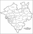 Karte von Westfalen-Lippe
