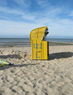 Strandkorb am Strand von Cuxhaven / Foto: Marcus Weidner, 2006