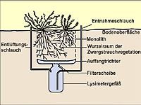 Zeichnung zum Aufbau eines Lysimeters