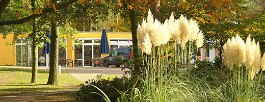 Das bild zeigt das Cafe und Kiosk auf unserem Gelände in Marl Das bild zeigt das Cafe und Kiosk auf unserem Gelände in Marl