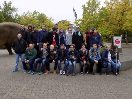 Das Foto zeigt die ganze Gruppe in Münster, Foto: BBW Soest (vergrößerte Bildansicht wird geöffnet)