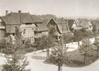 Teutoburgiasiedlung, Herne-Börnig, Baarestraße, Foto um 1911 Teutoburgiasiedlung, Herne-Börnig, Baarestraße, Foto um 1911