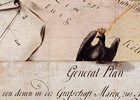 General-Plan für die in der Grafschaft Mark anzulegenden Chausseen, von Staggemeier / Pistor, Hamm 1787  General-Plan für die in der Grafschaft Mark anzulegenden Chausseen, von Staggemeier / Pistor, Hamm 1787