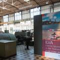 Das Ausstellungsplakat der Ausstellung am Eingang zum Gebläsehaus. (vergrößerte Bildansicht wird geöffnet)
