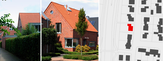 Giebel- und Gartenfassade