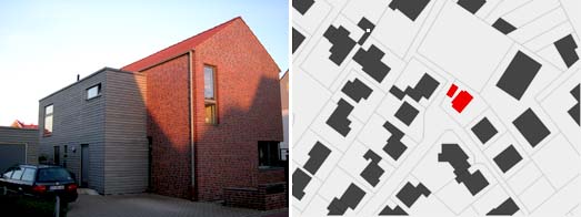 Straenfassade und Lageplan