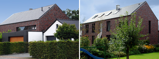 westliche und stliche Giebelansichten