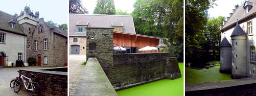 Innenhof und Grfte am Wasserschlo