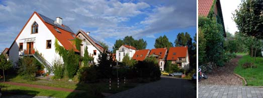 Nordwestlicher Siedlungsbereich, Wege zwischen den Husern