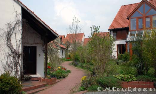 Blick in die Siedlung