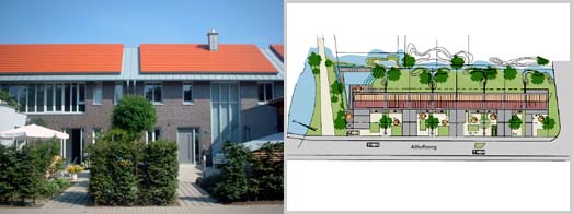 Eingangsseite und Lageplan