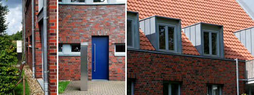 Hauswand zum Garten
