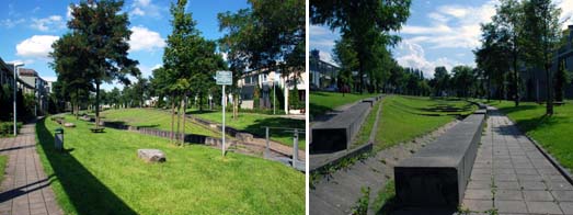 Grnflche bildet den Siedlungsmittelpunkt