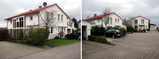 Sd- und Ostfassaden der Gebude