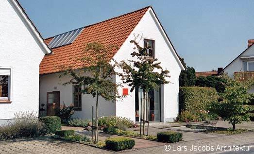 West- und Nordansicht des ehemaligen Werkstattgebudes