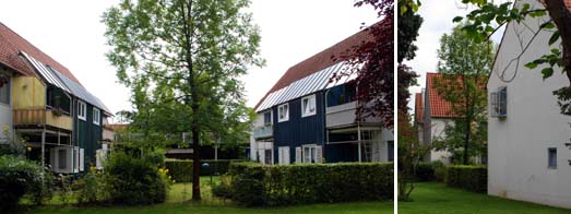Siedlungsrand im Bereich der Wallzone