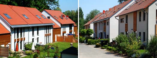 Sdostseite mit Grten und Terrassen