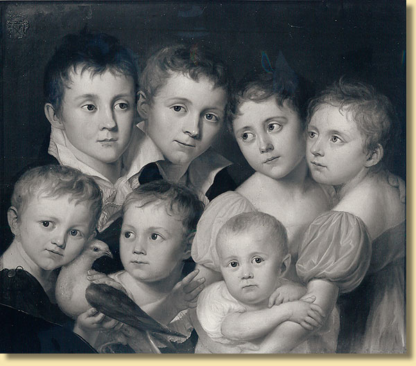 Die Kinder des Freiherrn Max von Boeselager, um 1812