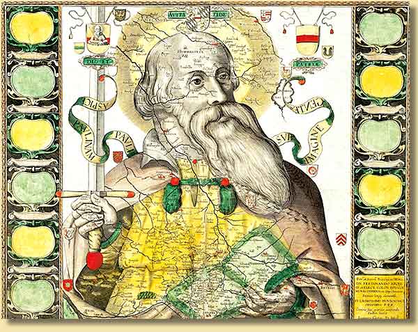 Paulus-Karte, um 1621/22