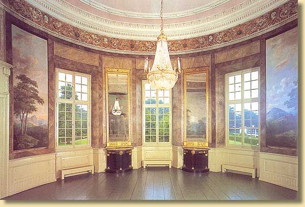 Der Gartensaal im Herrenhaus von Cromford