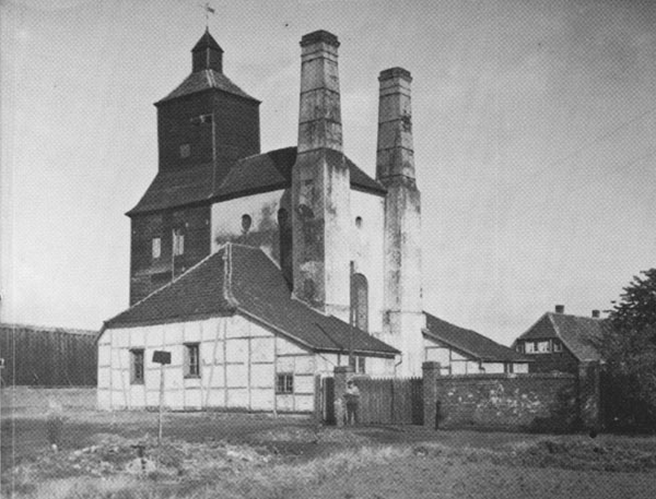 Das Maschinenhaus fr die Knigsborner Dampfmaschine