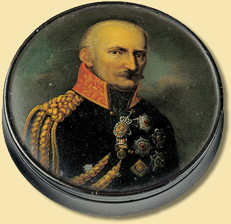 Schnupftabaksdose mit dem Portrt des preuischen Generals Blcher, 1814/1818