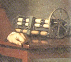 Richard Arkwrights Erfindung, die Waterframe