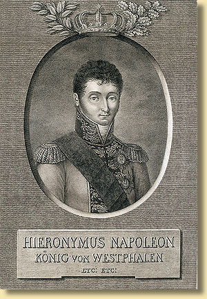 Jrme Napolon als Knig von Westphalen, 1810