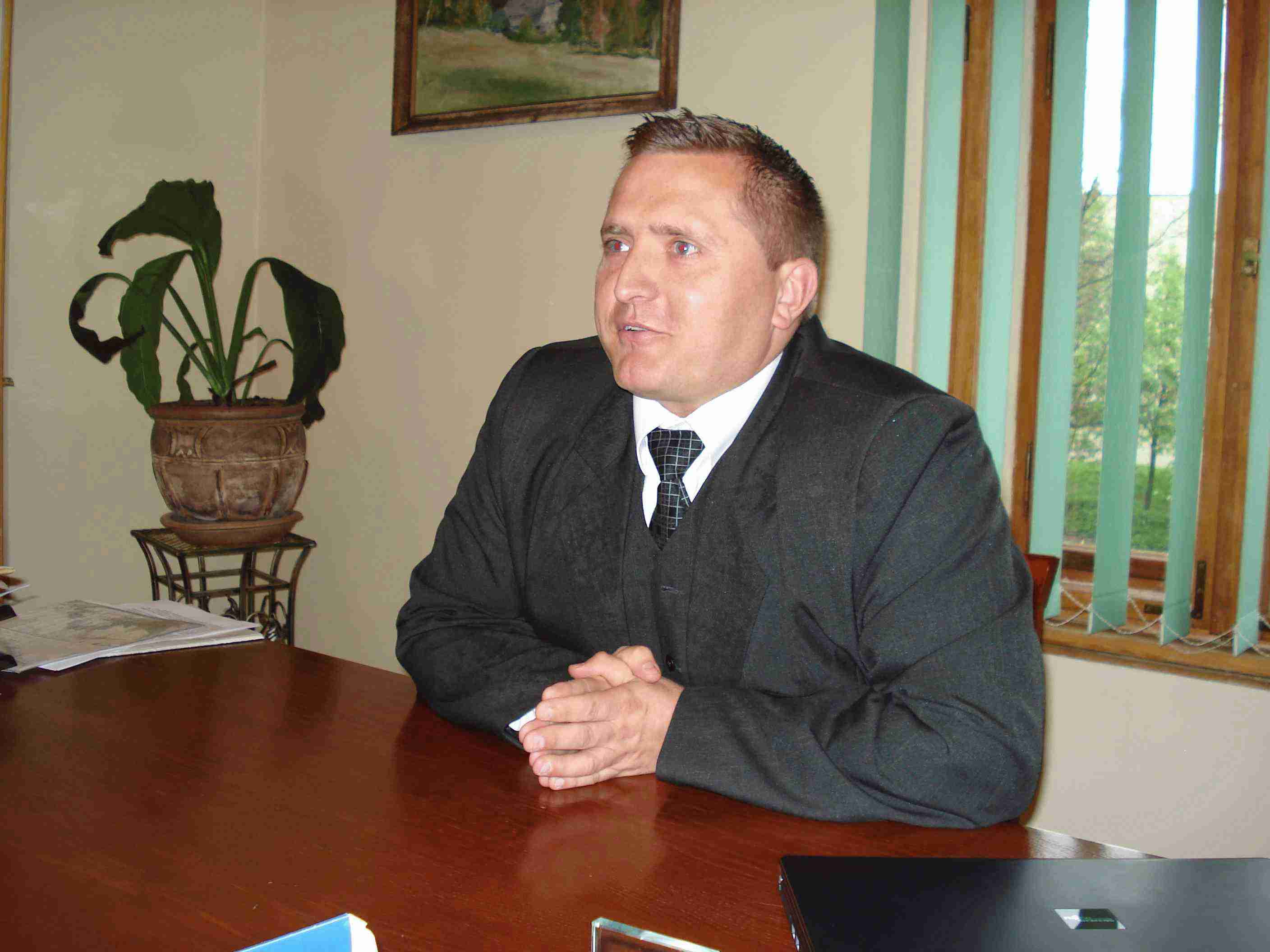 The major of Swieradow Zdroj: Mr Roland Marciniak