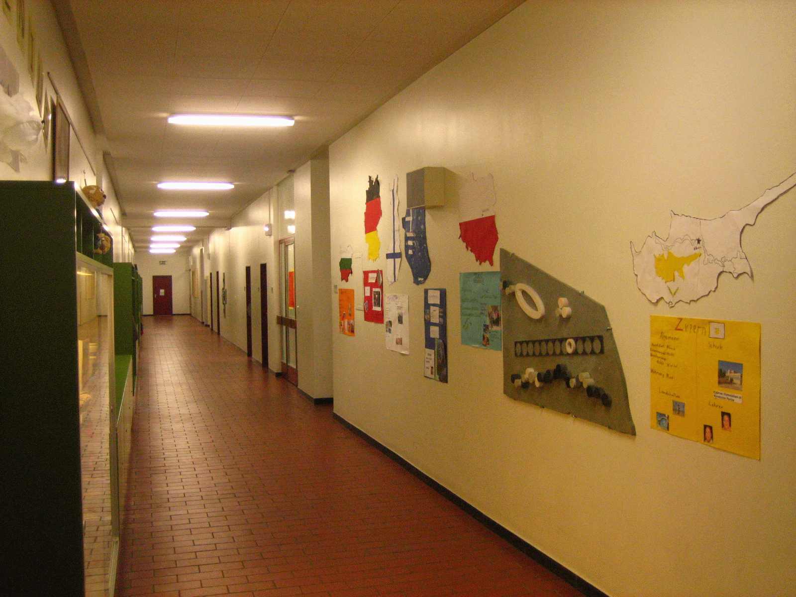 A view into the 1st floor / Comenius floor