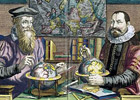 Die Kartografen Gerhard Mercator und Jodocus Hondius