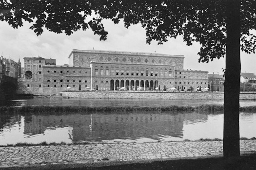 Stadthalle Mülheim-Ruhr, Ansichtskarte, postalisch gelaufen 1932