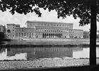 Stadthalle Mülheim-Ruhr, Ansichtskarte, postalisch gelaufen 1932