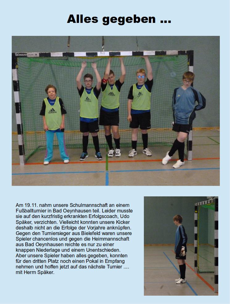 alles gegeben