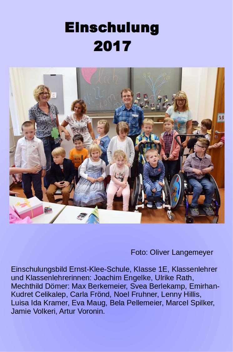 Einschulung 2017