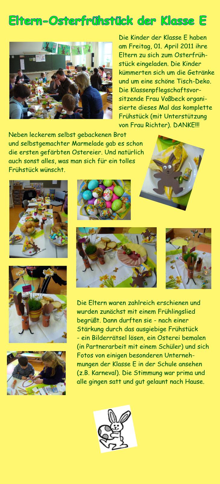 Osterfrühstück