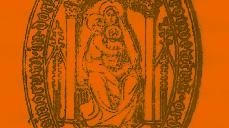 Eingefärbter Bildausschnitt aus der Bescheinigung zur  Entnazifizierung Josef Gronovers, 1946.