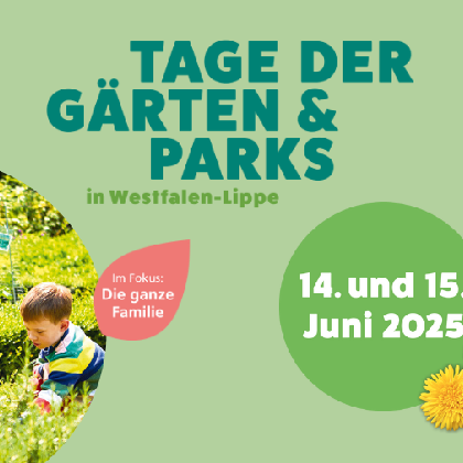 Tage der Gärten und Parks in Westfalen-Lippe