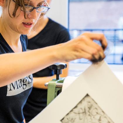 Wir drucken aus - Druckwerkstatt