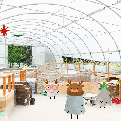 "Weihnachtsgrabung im GrabungsCAMP"