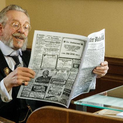 In Szene gesetzt - Living History im Textilwerk