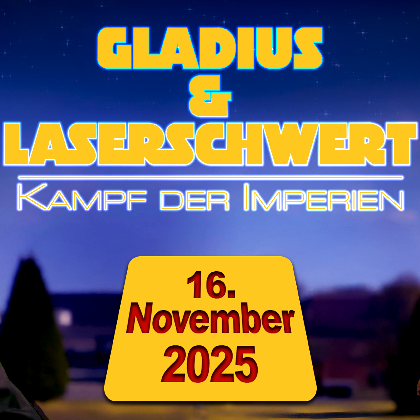 Gladius und Laserschwert