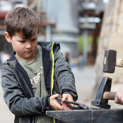 Schmiede-Vorführung